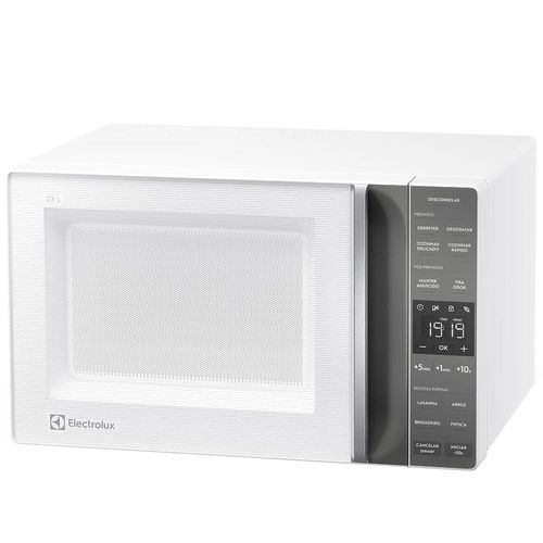 Forno de Micro-ondas Electrolux Efficient ME23B com Função Manter Aquecido Branco - 23 L 110V