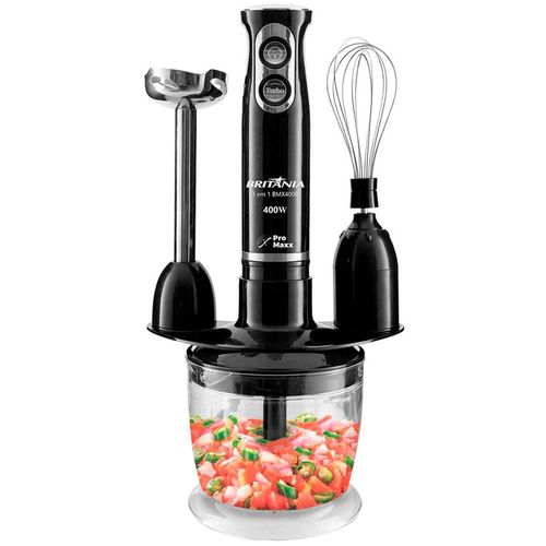 Mixer Britânia BMX400P 3 em 1 400 W - Preto 220V