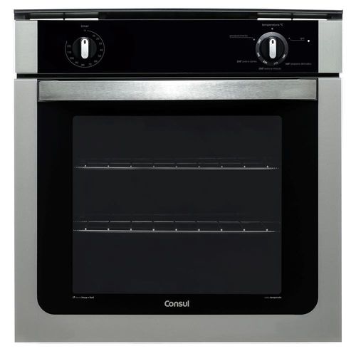 Forno de Embutir Consul a Gás COA84BR com Timer e Menu Controle Fácil - 78L - 220V