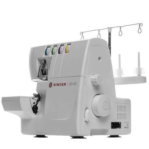 Máquina de Costura Overloque Singer 6 Pontos S0105 - Branca 110v