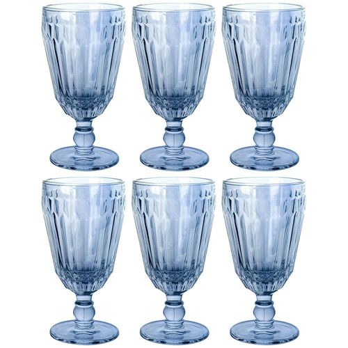 Conjunto de Taças L`Hermitage Bretagne Azul 330 ml - 6 Peças