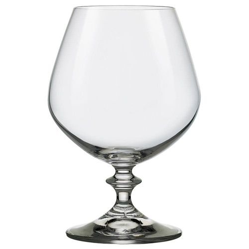 Conjunto de Taças para Conhaque Bohemia Angela 400 ml em Cristal Ecológico - 6 Peças