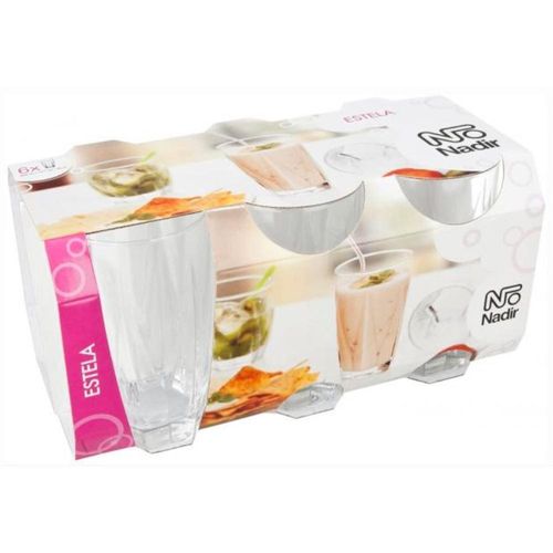 Conjunto de Copos Long Drink Nadir Estela 460ml – 6 Peças