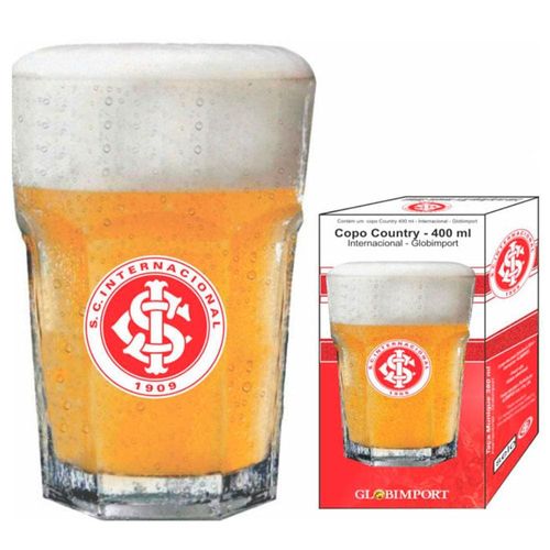 Copo Country para Cerveja Crisa Brasão Internacional - 400 ml