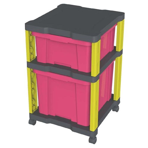 Gaveteiro em Polipropileno Tramontina Kids 92563/060 com 2 Gavetas – 62,6 cm