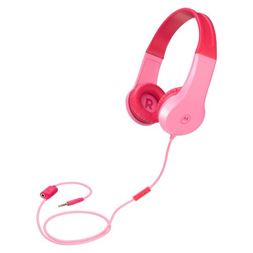 Fone de Ouvido Motorola Moto JR200 Kids - Rosa