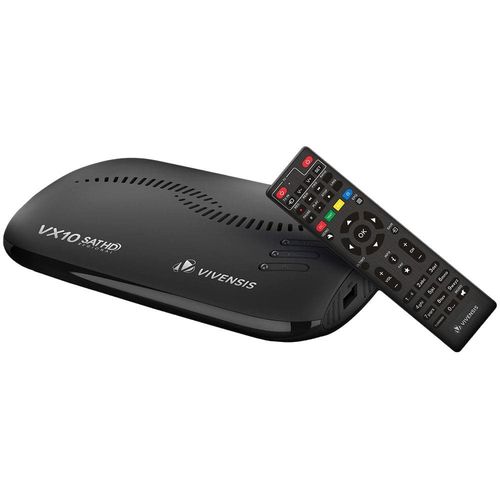 Receptor de TV Vivensis VX10 TV SAT Full HD com Controle Remoto