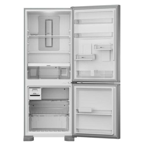 Geladeira Brastemp BRE57FK Frost Free Inverse com Painel Digital, Turbo Freezer e Ice Inox – 447 L 110V