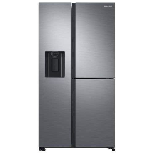 Geladeira Samsung Inverter Frost Free Side By Side RS65R 3 Portas com Tecnologia Exclusiva SpaceMax Inox Look - 602 L 110v