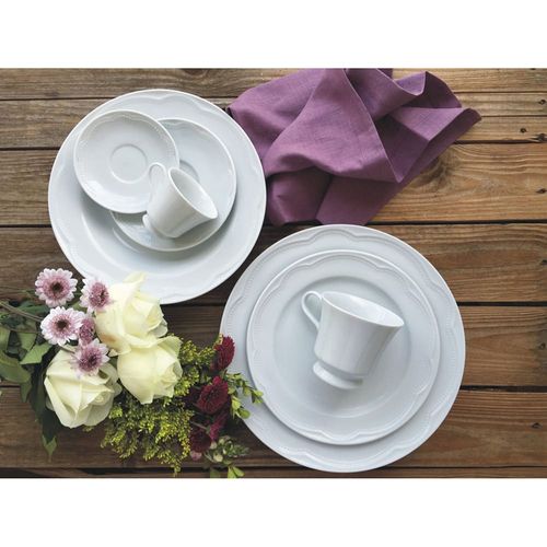 Conjunto de Pratos de Sobremesa Germer Cottage em Porcelana 20,5 cm – 6 Peças