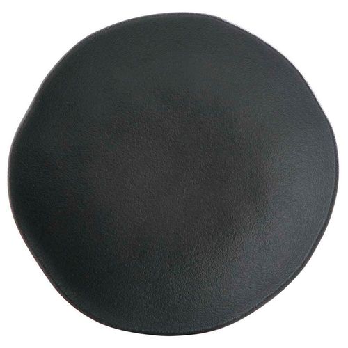 Prato de Sobremesa Porto Brasil Orgânico em Stoneware 19,1cm - Preto Matte