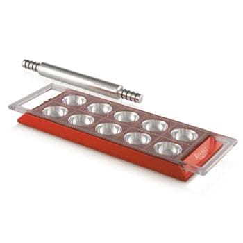 Molde para Ravioli Marcato 11502104 em Alumínio - 35 cm Vermelho