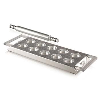 Molde para Ravioli Marcato 11502104 em Alumínio - 35 cm Prata
