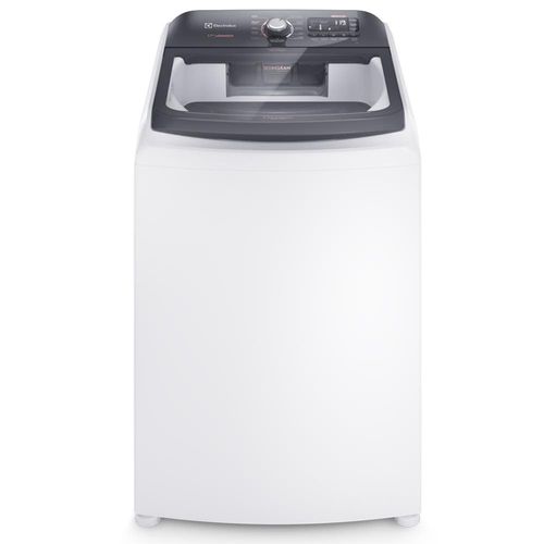 Lavadora de Roupas Electrolux LEC17 Premium Care com Cesto Inox, Jet&Clean e Time Control Branca – 17kg 110V