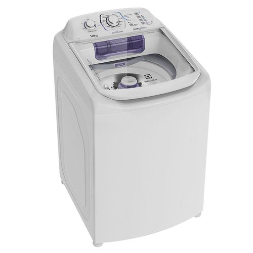 Lavadora de Roupas Electrolux Automática LAC12 Topload com Dispenser Autolimpante e Cesto Inox 12kg - Branca 110V