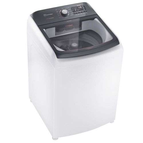 Lavadora de Roupas Electrolux LEC17 Premium Care com Cesto Inox, Jet&Clean e Time Control Branca – 17kg 110V