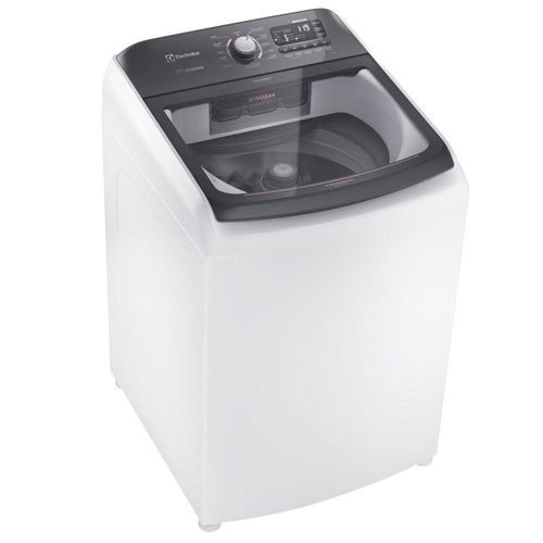 Lavadora de Roupas Electrolux LEC17 Premium Care com Cesto Inox, Jet&Clean e Time Control Branca – 17kg 220V