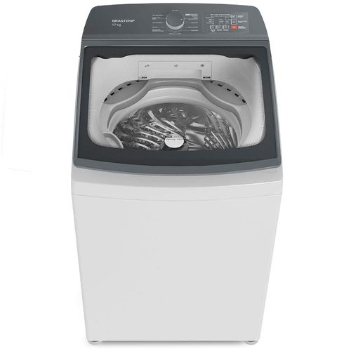 Lavadora de Roupas Brastemp 17kg BWK17AB com Ciclo Tira Manchas Advanced e Ciclo Antibolinha – Branca 110V