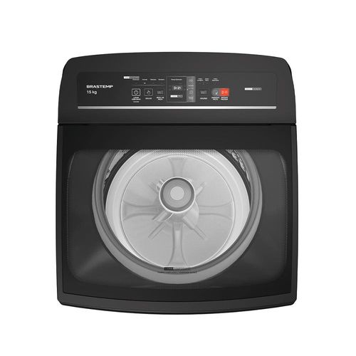 Lavadora de Roupa Brastemp 15kg BWT15A9 com SmartSensor e Ciclo Tira Manchas Advanced – Cinza 220V