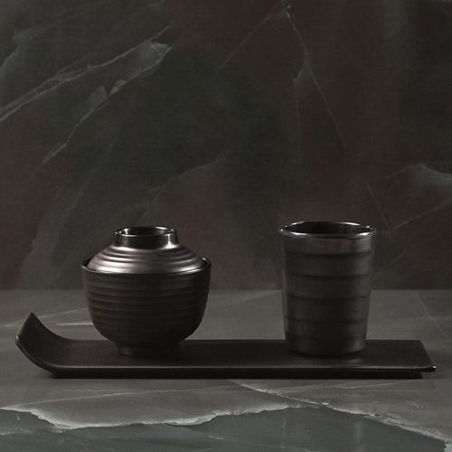 Tigela Haus Concept Missoshiru Melamina 250ml - Preta