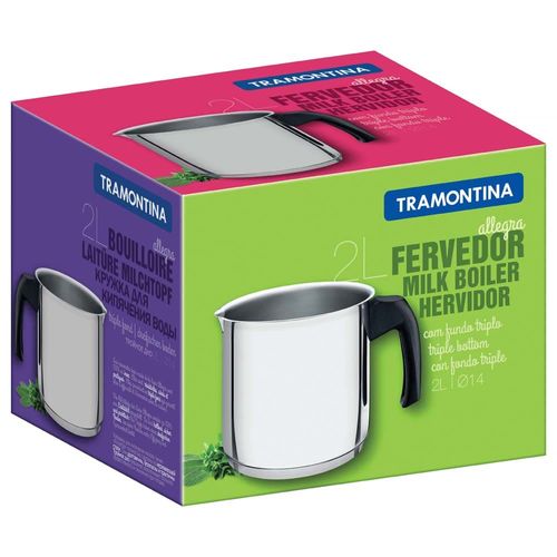 Fervedor Tramontina Allegra em Aço Inox – 14 cm