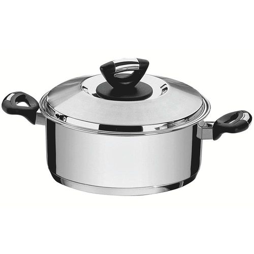Caçarola Rasa Tramontina Solar Baquelite Inox - 24cm