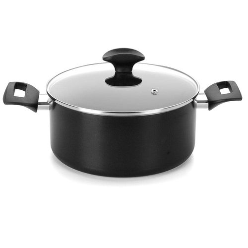 Caçarola Induct+ Multiflon com Antiaderente e Tampa de Vidro - 22cm