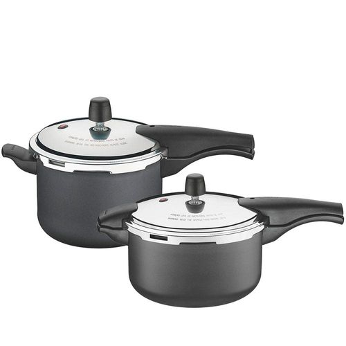 Conjunto Panelas de Pressão Tramontina Vancouver 4,5L + 6L - Grafite