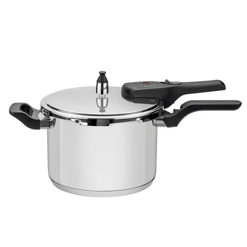 Panela de Pressão Tramontina Brava em Aço Inox com Fundo Triplo – 4,5 L