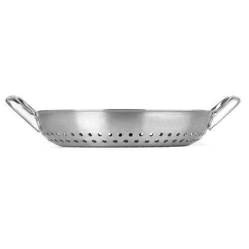 Frigideira Grill Multiflon Profissional Antiaderente Quartzo Inox - 32 cm