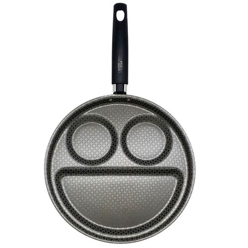 Frigideira Multiflon Breakfast Antiaderente Ultra 7 Grafite - 27 cm