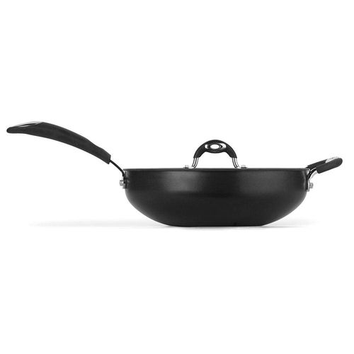 Frigideira Multiflon Dom com Revestimento Antiaderente Quartzo com Tampa - 30 cm