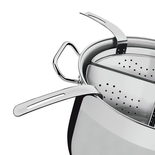 Cozi-pasta Tramontina Professional 4 Recipientes Inox - 5 Peças