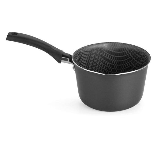 Panela Cônica Multiflon Gourmet em Aluminio e Acabamento Antiaderente 14cm - Preta