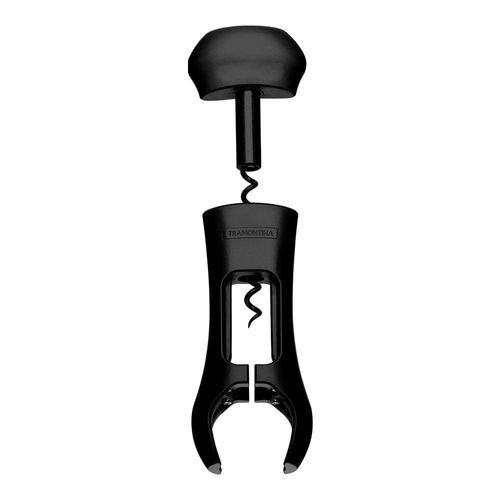 Saca-rolhas com Corta Lacres Tramontina Harmoniza em ABS e Aço Inox – Preto