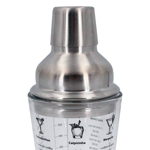 Coqueteleira Dynasty Open Bar Inox - 450 ml