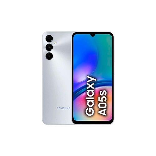 Smartphone Samsung Galaxy A05s Prata 128GB, 6GB, Tela Infinita de 6.7", Processador Octa-Core, Câmera Tripla Traseira e Selfie de 13MP