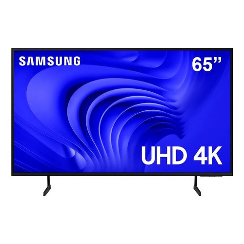 Smart TV 65” 4K Samsung 65DU7700 LED, Processador Crystal 4K, Gaming Hub, AI Energy Mode, Alexa built-in, Wi-Fi, Bluetooth, USB e HDMI