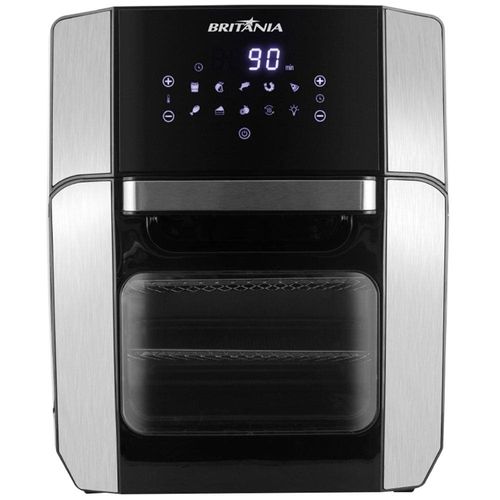 Fritadeira Elétrica sem Óleo Air Fry Britânia Oven BFR2100P 12L - Preta 220V