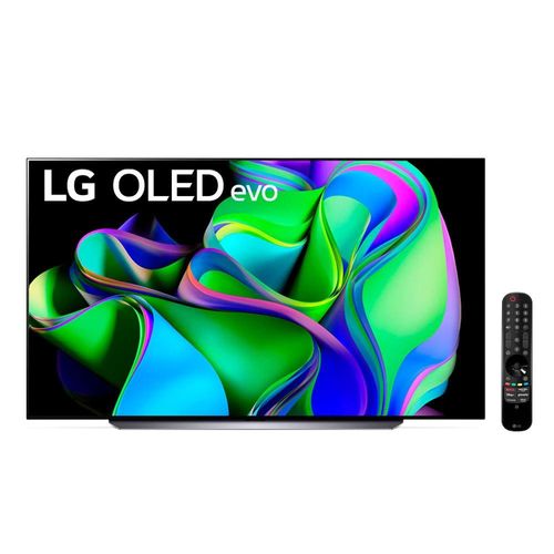 Smart TV 83" 4K LG OLED83C3PSA Evo 120Hz, G-Sync FreeSync, Bluetooth, ThinQ AI, Alexa, Google, 4 HDMIs