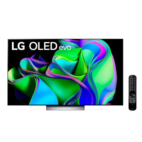 Smart TV 77" 4K LG OLED77C3PSA Evo 120Hz, G-Sync FreeSync, Bluetooth, ThinQ AI, Alexa, Google, 4 HDMIs