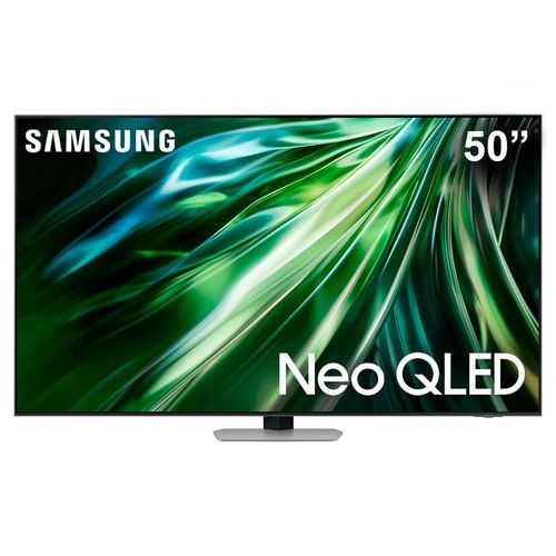 Smart TV 50” 4K Samsung Gaming Neo QN50QN90D QLED, com AI, Dolby Atmos, Upscaling 4K+ Smart TV 43" UHD 4K Samsung 43CU7700GXZD, Crystal 4K, Gaming Hub