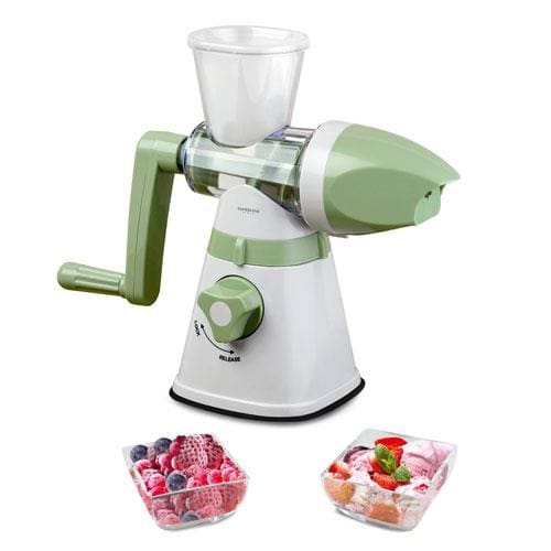 Triturador para Gelato Ghidini Natural Vera em Plástico – Verde/Branco