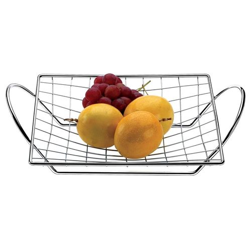 Fruteira de Mesa com Alça Utimil CR413 em Arame Cromado