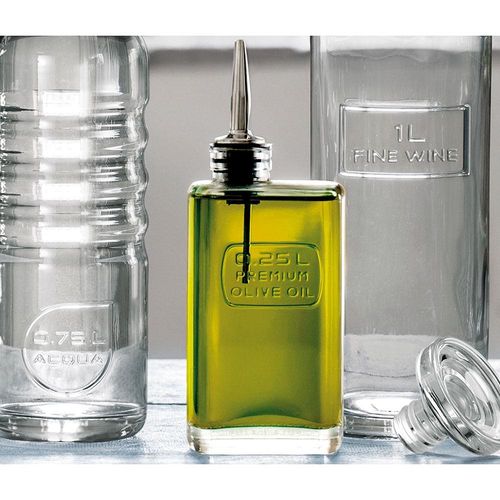 Garrafa para Azeite Luigi Bormioli Optima em Vidro - 250 ml