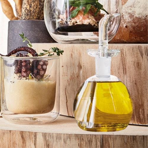 Garrafa para Azeite Luigi Bormioli Round em Vidro - 250 ml