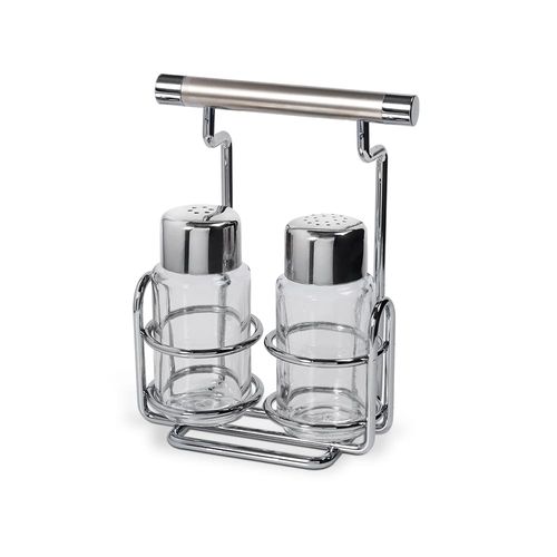 Porta Condimento Brinox Argento com 3 Peças – Aço Inox