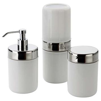 Conjunto para Banheiro Forma Acquaset Branco - 3 Peças