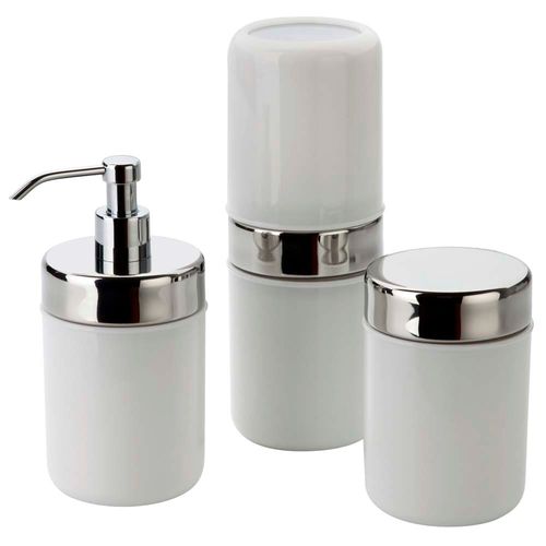 Conjunto para Banheiro Forma Acquaset Branco - 3 Peças