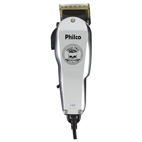 Máquina de Cortar Cabelo Philco PCR05S 6 pentes Prata 220V